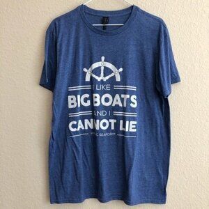 Boating Shirt ANVIL I Like Big Boats Short T-Shirt